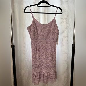 Aqua lilac purple lace dress (NWT, NW)